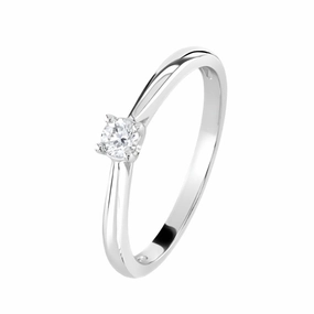 0.15ct Round Brilliant Cut Diamond Solitaire Platinum Ring texture-diamond  