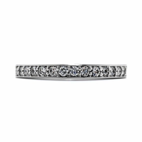 0.38ct Truly Bridal 15-Round Brilliant Cut Diamond 18ct White Gold Band texture-diamond  