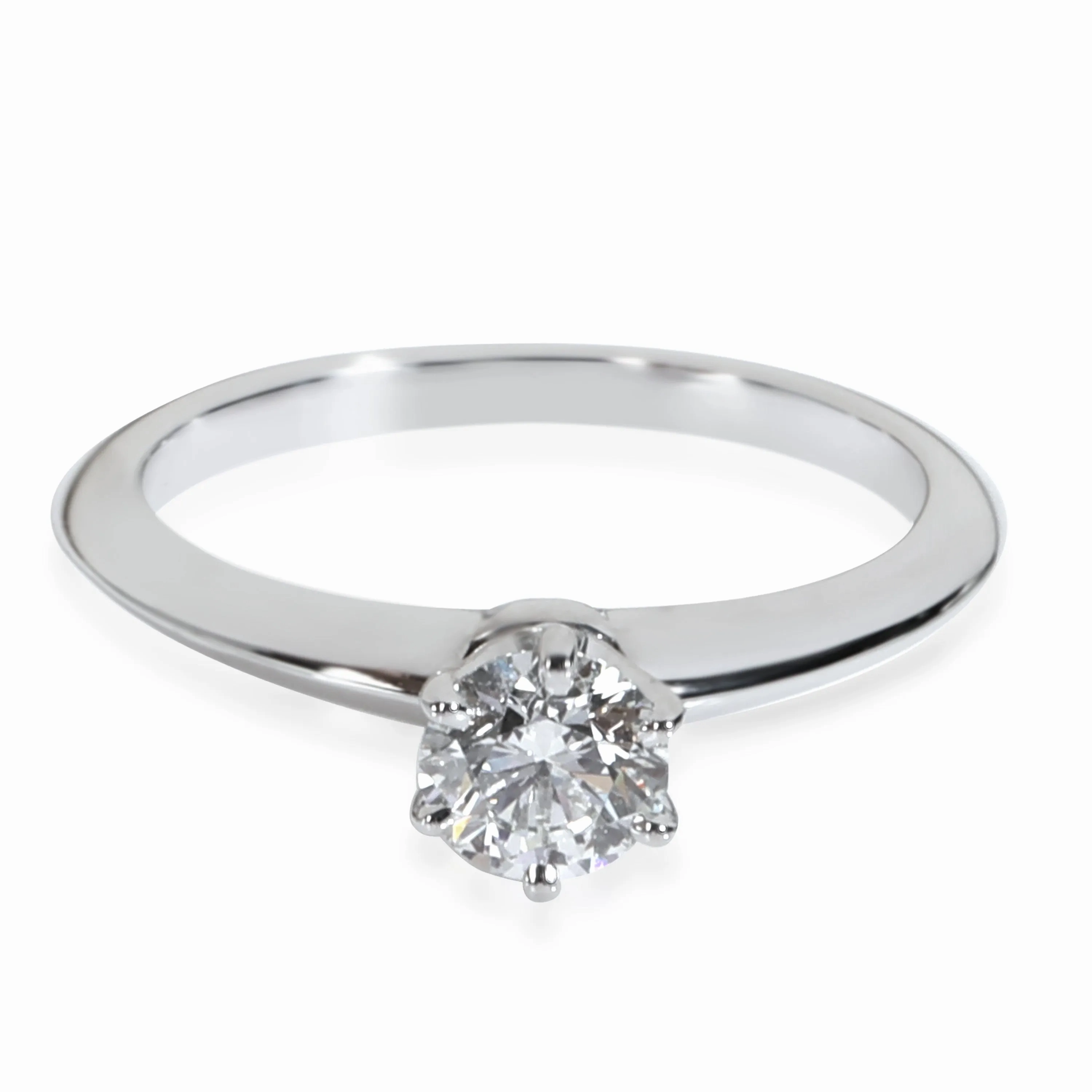 0.47 ct Round Brilliant Diamond Solitaire Engagement Ring
