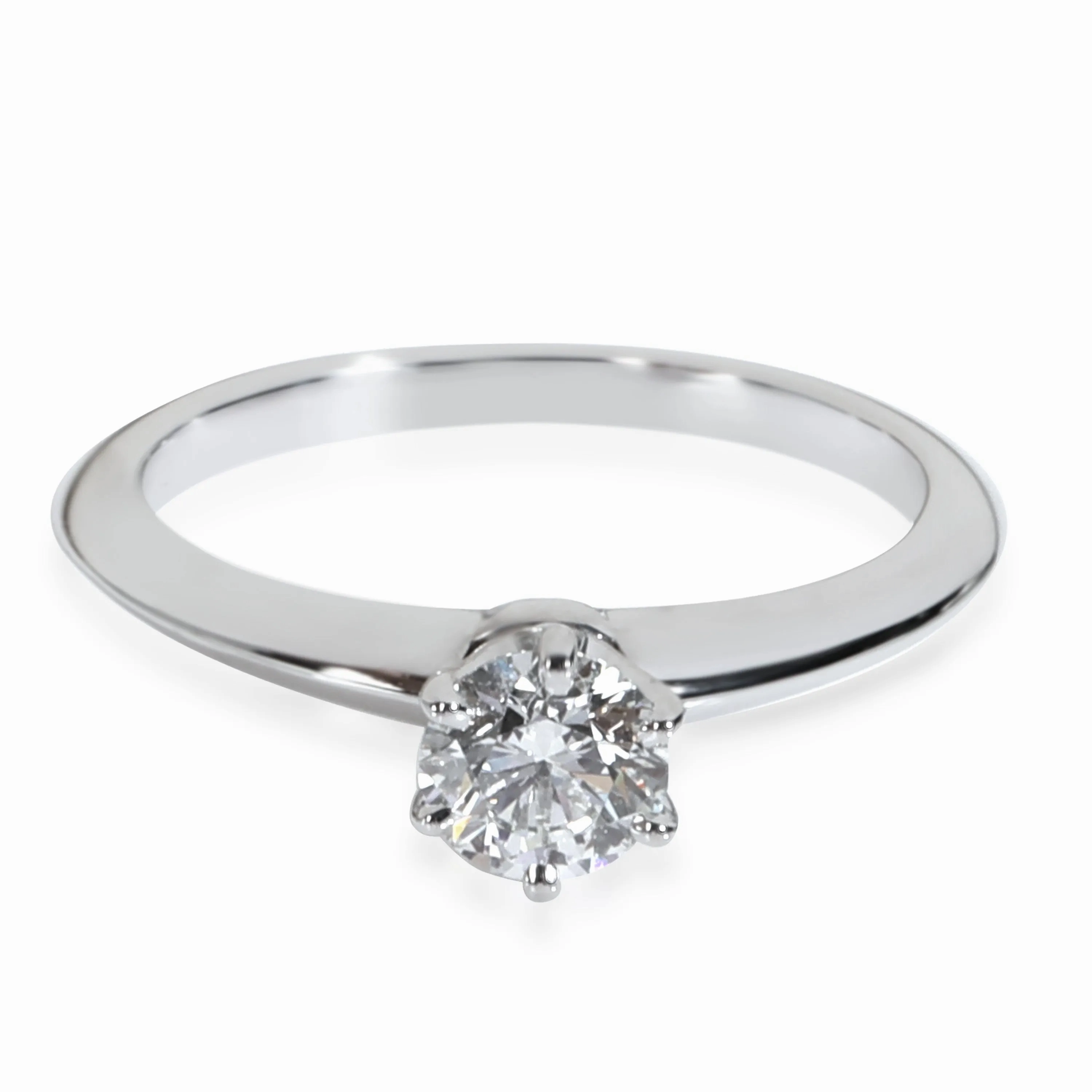 0.47 ct Round Brilliant Diamond Solitaire Engagement Ring