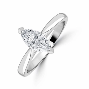 0.71ct Marquise Cut Diamond Solitaire Platinum Ring texture-diamond  