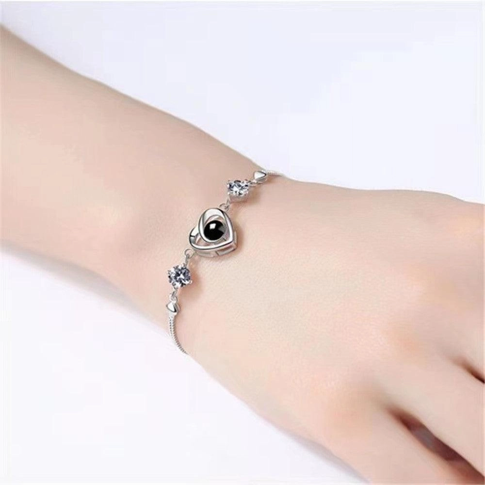 100 Kinds Of Silver Projection Bracelet Women I Love Your Creativity 