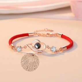 100 Languages I Love You Fashion Red String 
