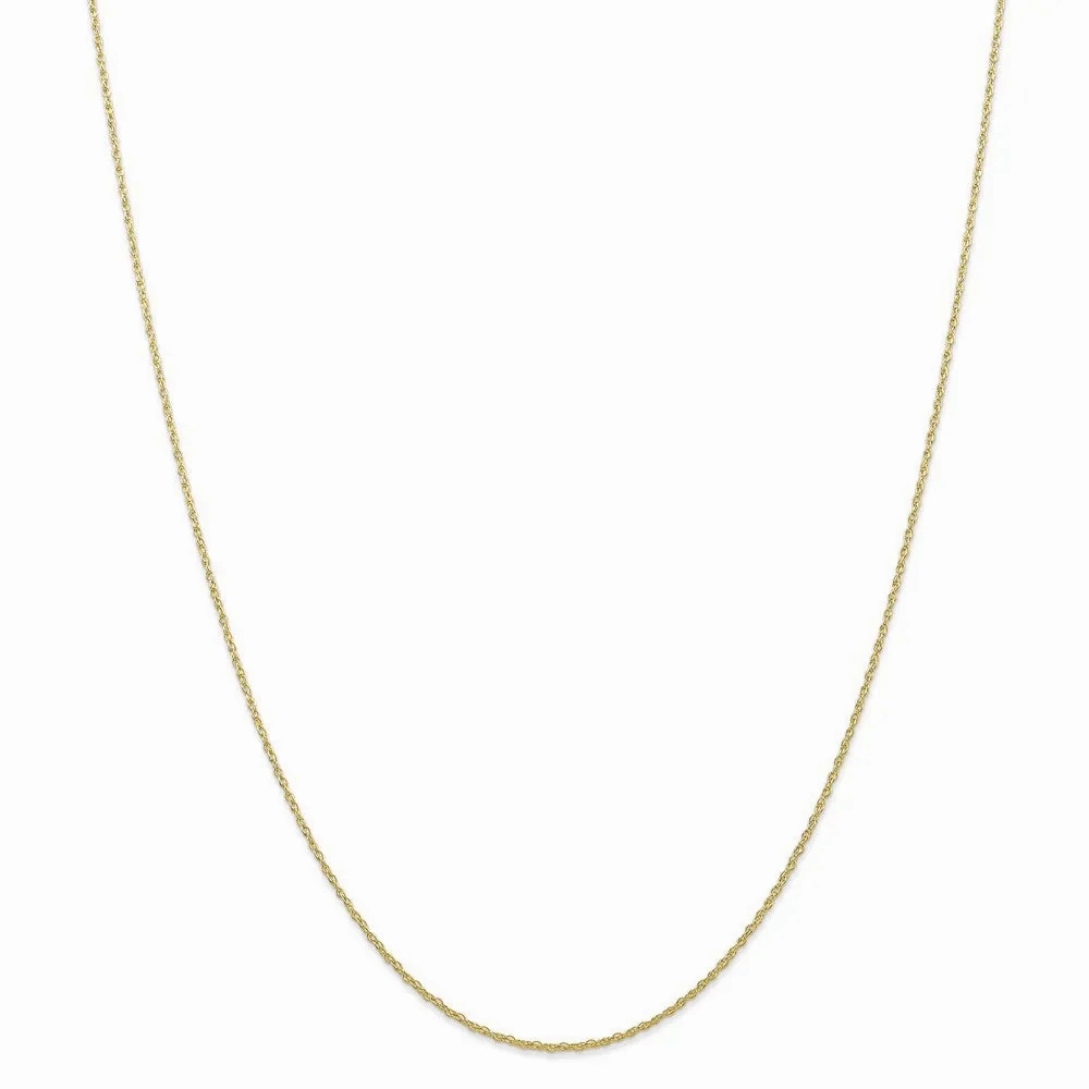10k .7 mm Carded Cable Rope Chain | 10K7RY