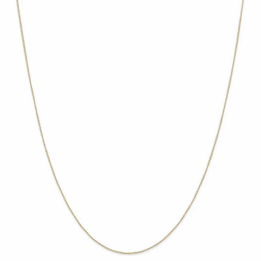14k .42 mm Carded Curb Chain | 6CY