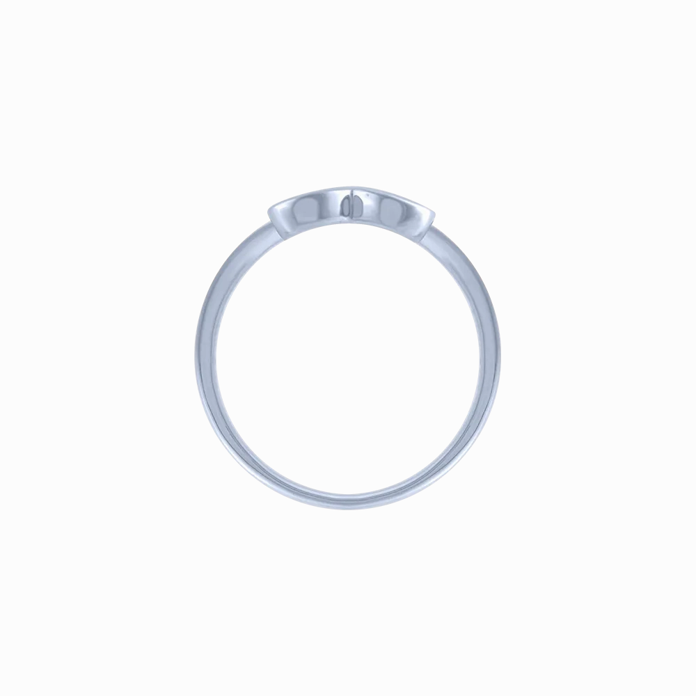 14k (585) White Gold And Diamond Ring For Women