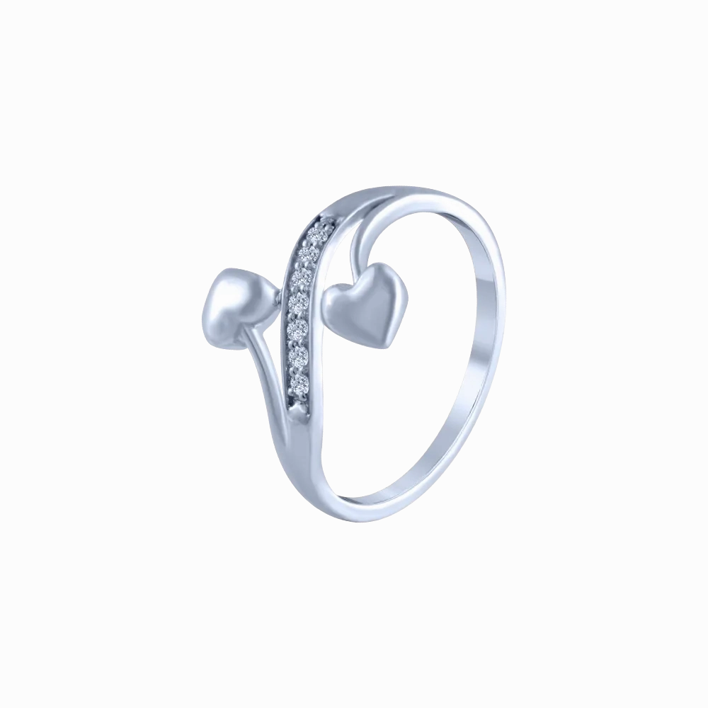 14k (585) White Gold And Diamond Ring For Women