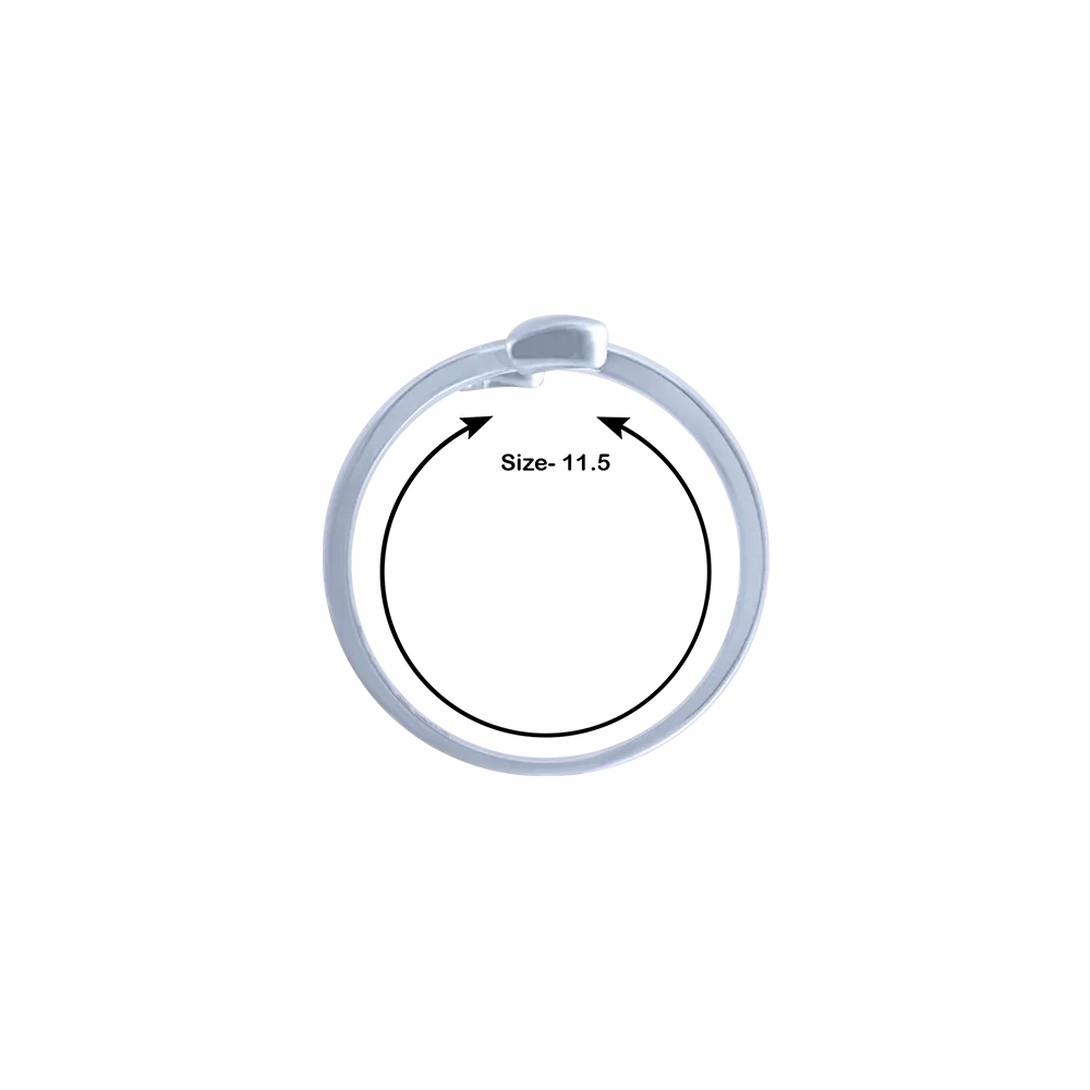 14k (585) White Gold And Diamond Ring For Women