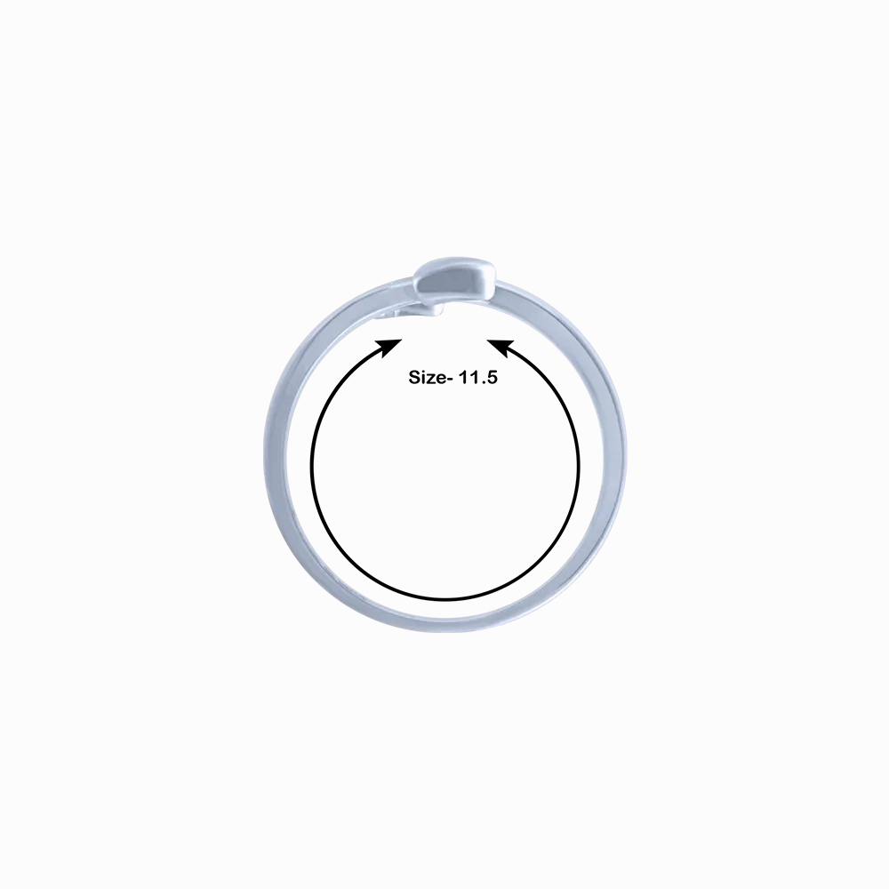 14k (585) White Gold And Diamond Ring For Women
