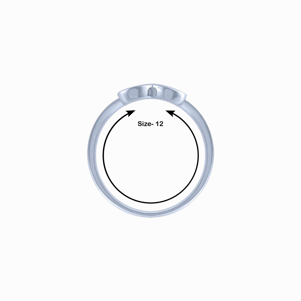 14k (585) White Gold And Diamond Ring For Women