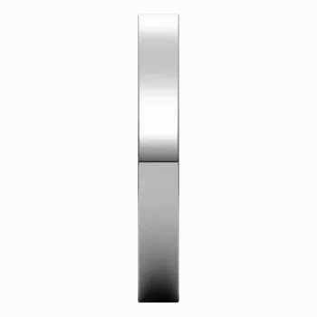 14K Gold 3 mm Flat Shape Light Comfort Fit Band