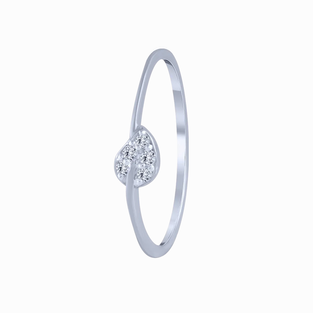 14KT (585) White Gold And Diamond Ring For Women