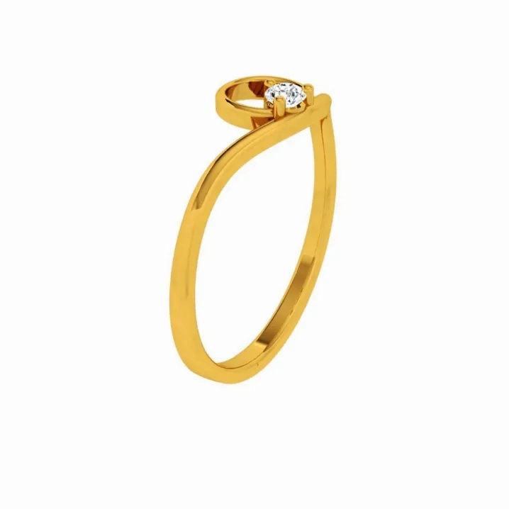 14KT (585) Yellow Gold Ring For Women