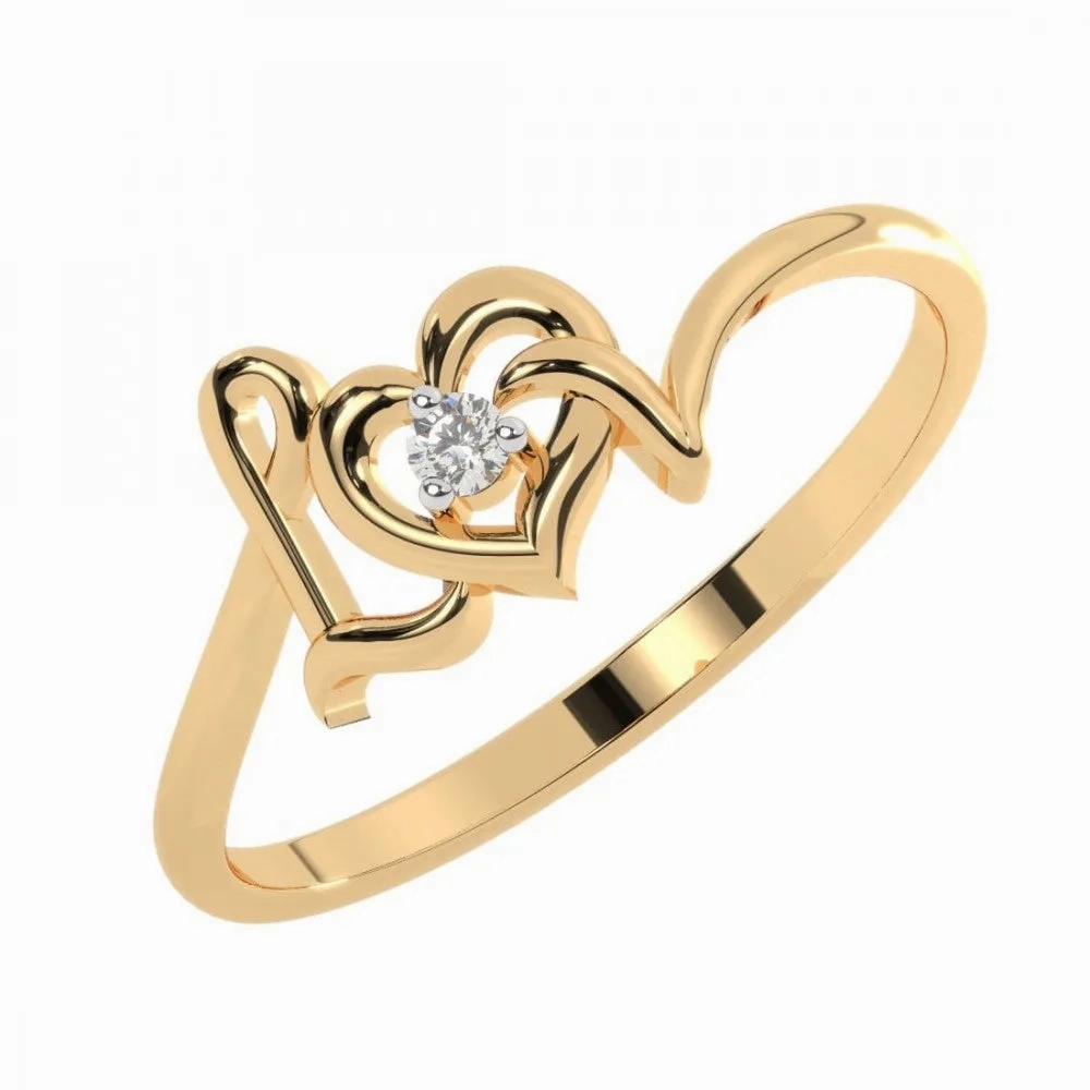 14KT (585) Yellow Gold Ring For Women