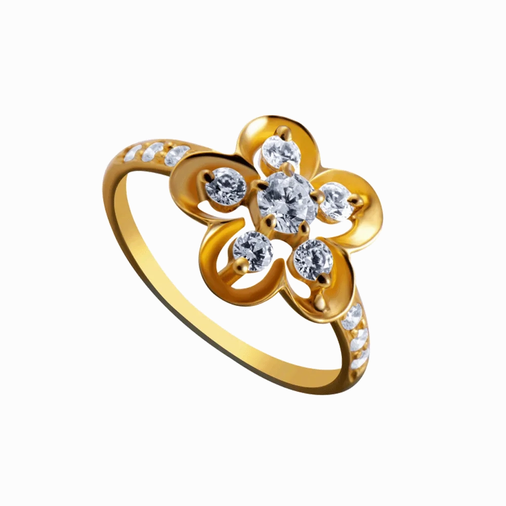 14KT (585) Yellow Gold Ring For Women