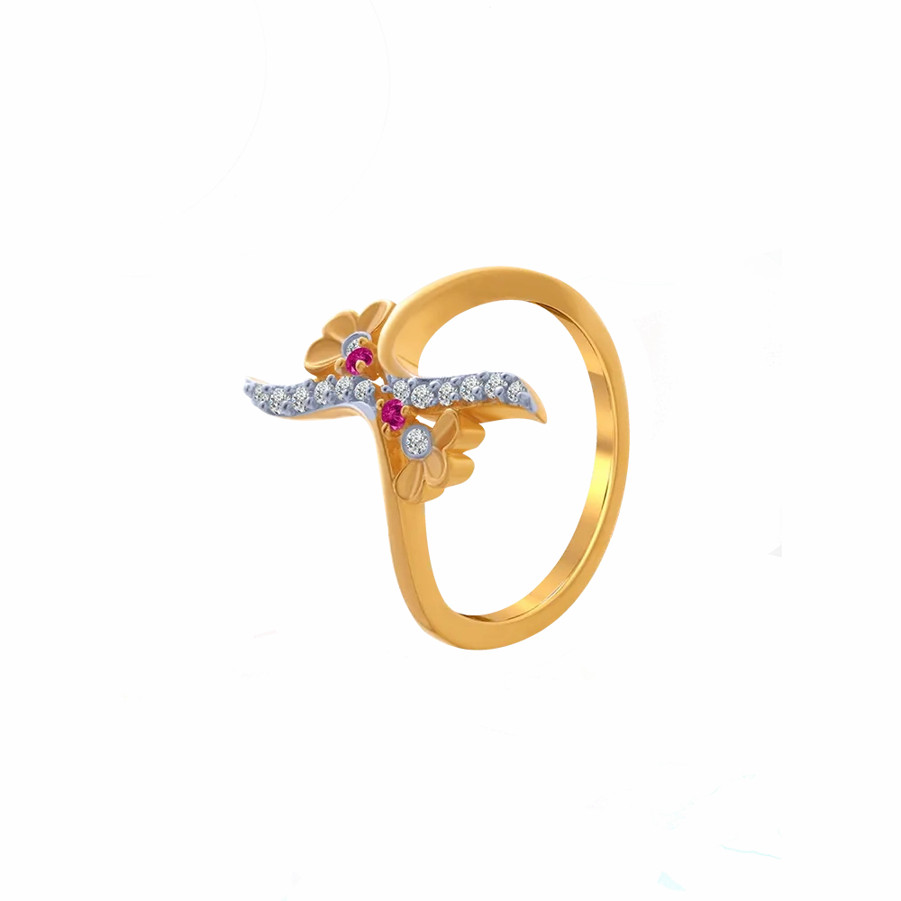 14KT (585) Yellow Gold Ring For Women