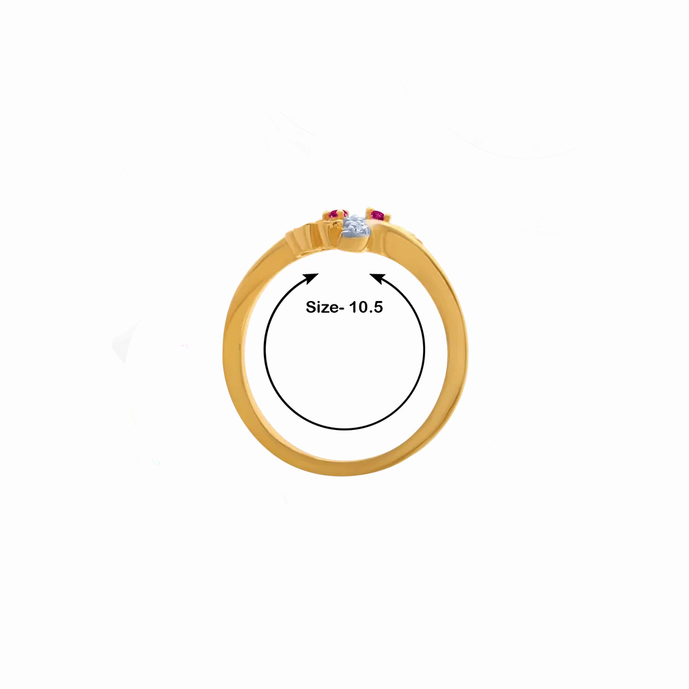 14KT (585) Yellow Gold Ring For Women