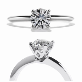18ct white gold Insignia Ring texture-diamond  