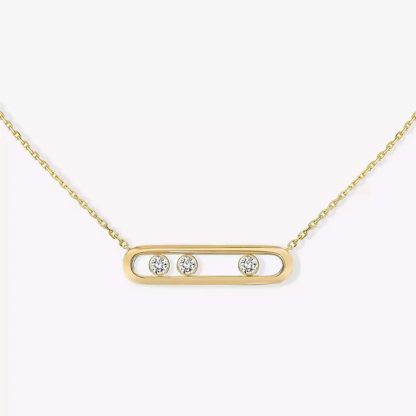 18kt Gold Messika Move Necklace.