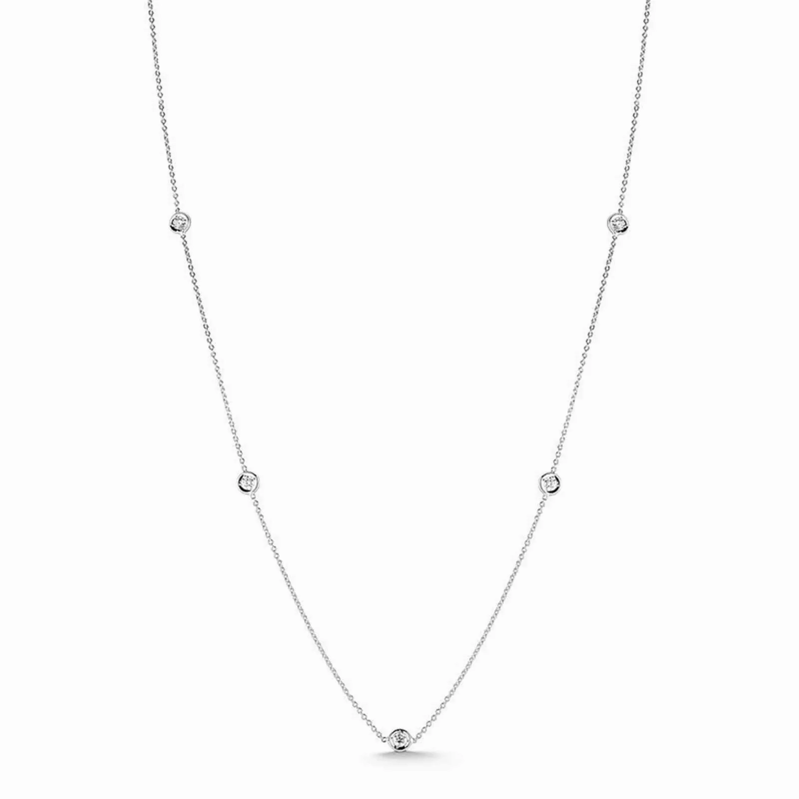 18kt Gold Roberto Coin Diamond Necklace