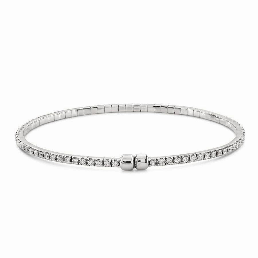 1.50ct Round Brilliant Cut Diamond Line Bracelet texture-diamond  