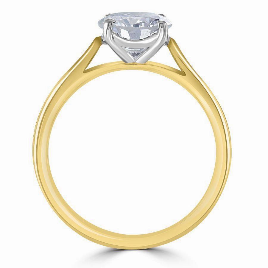 1.50ct Round Brilliant Cut Diamond Solitaire 18ct Yellow Gold Ring