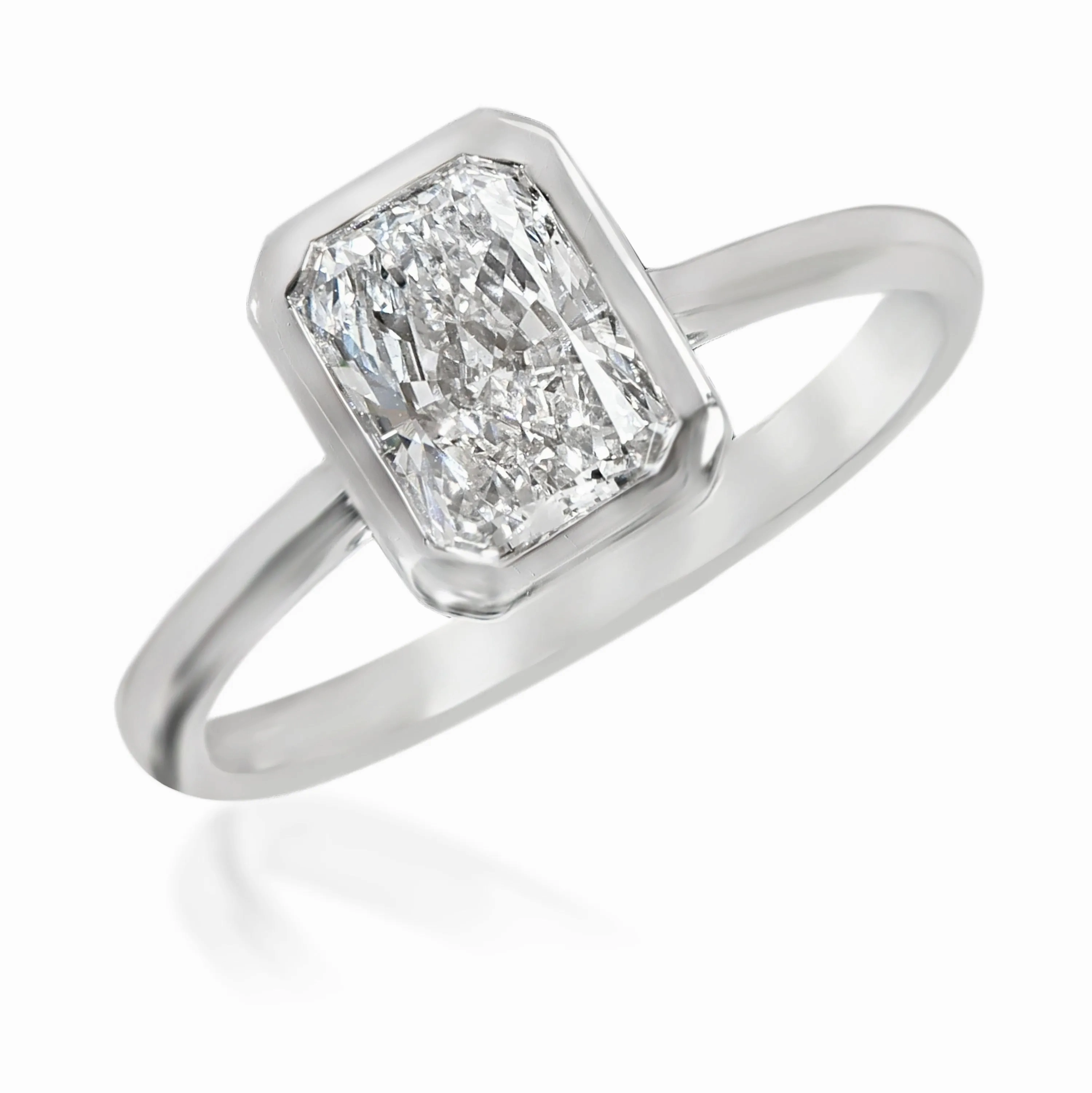 1.5 ctw White Gold Lab-Grown Diamond Ring