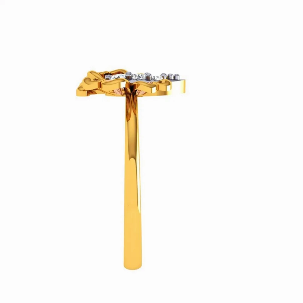 22KT (916) Yellow Gold Ring For Women