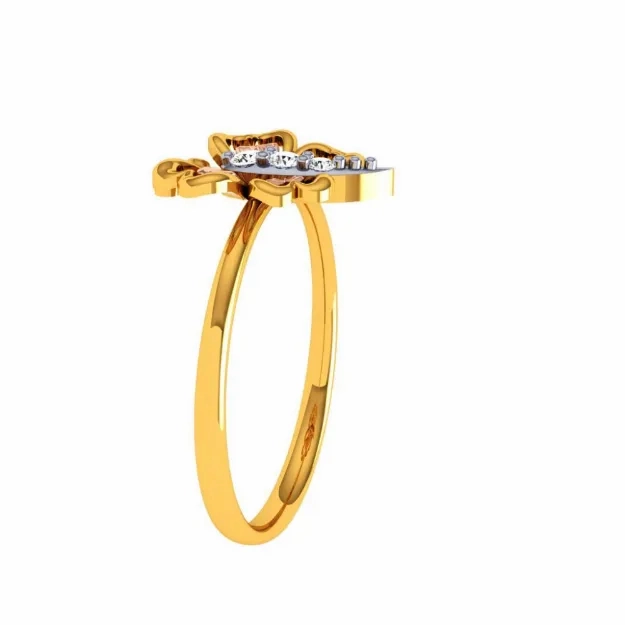 22KT (916) Yellow Gold Ring For Women