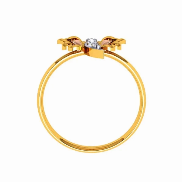 22KT (916) Yellow Gold Ring For Women