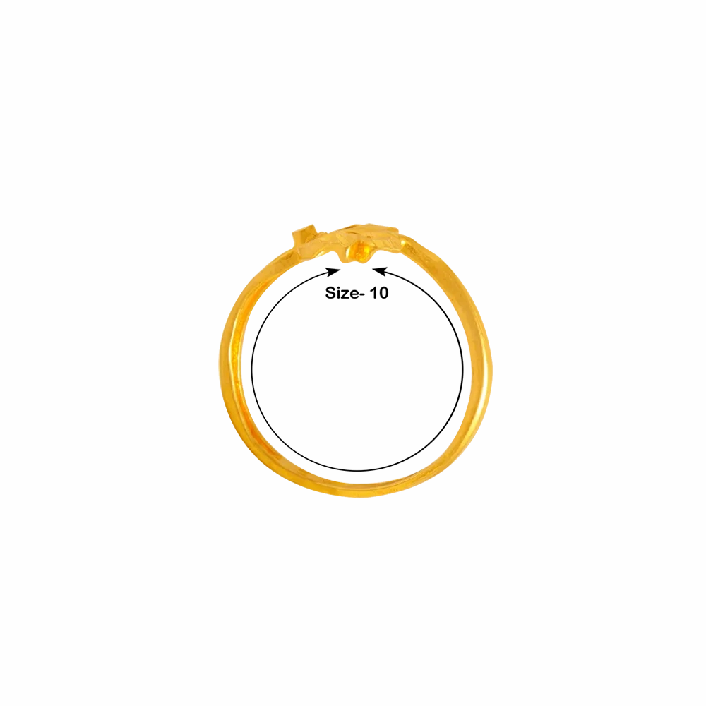 22KT Yellow Gold Ring For Women