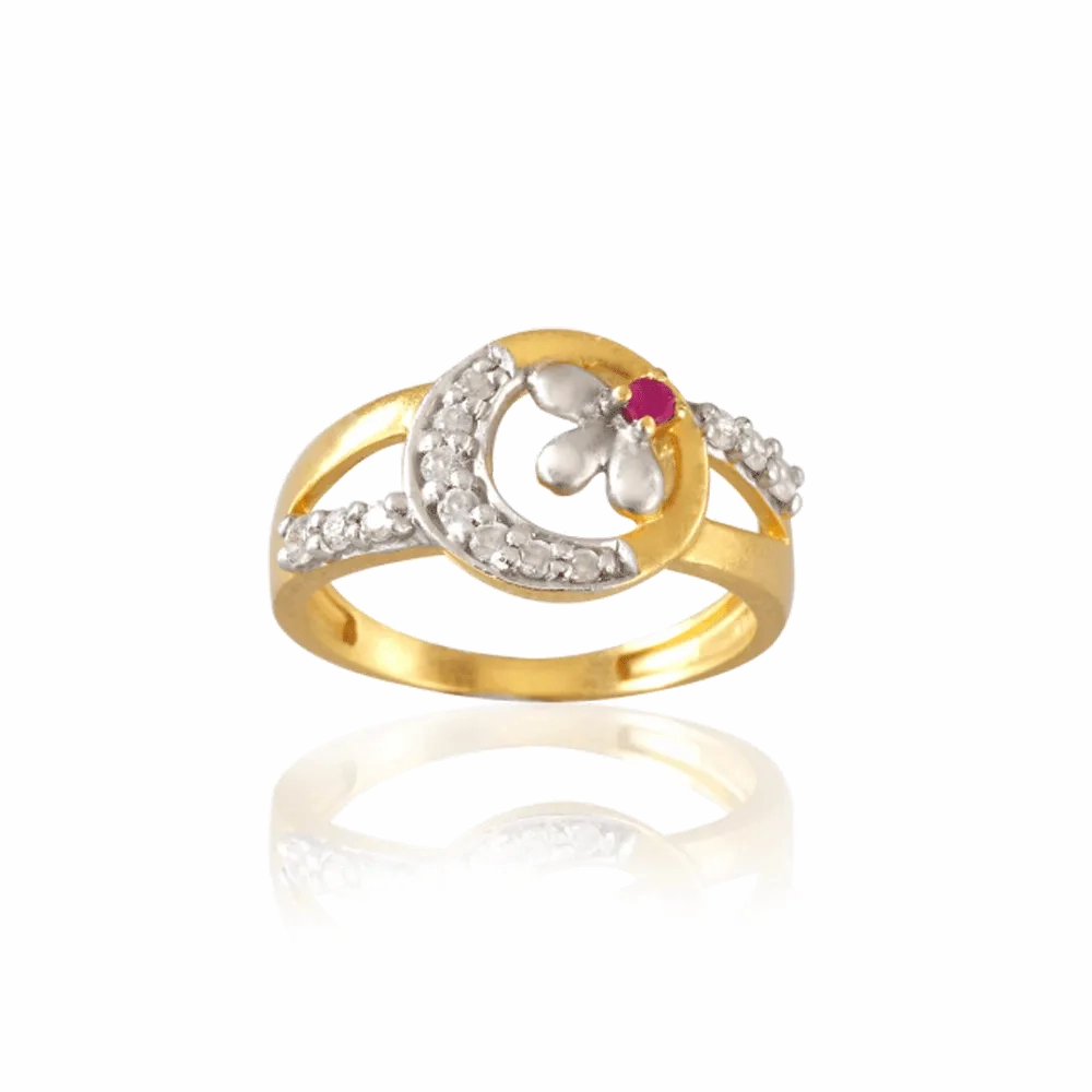 22KT Yellow Gold Ring For Women