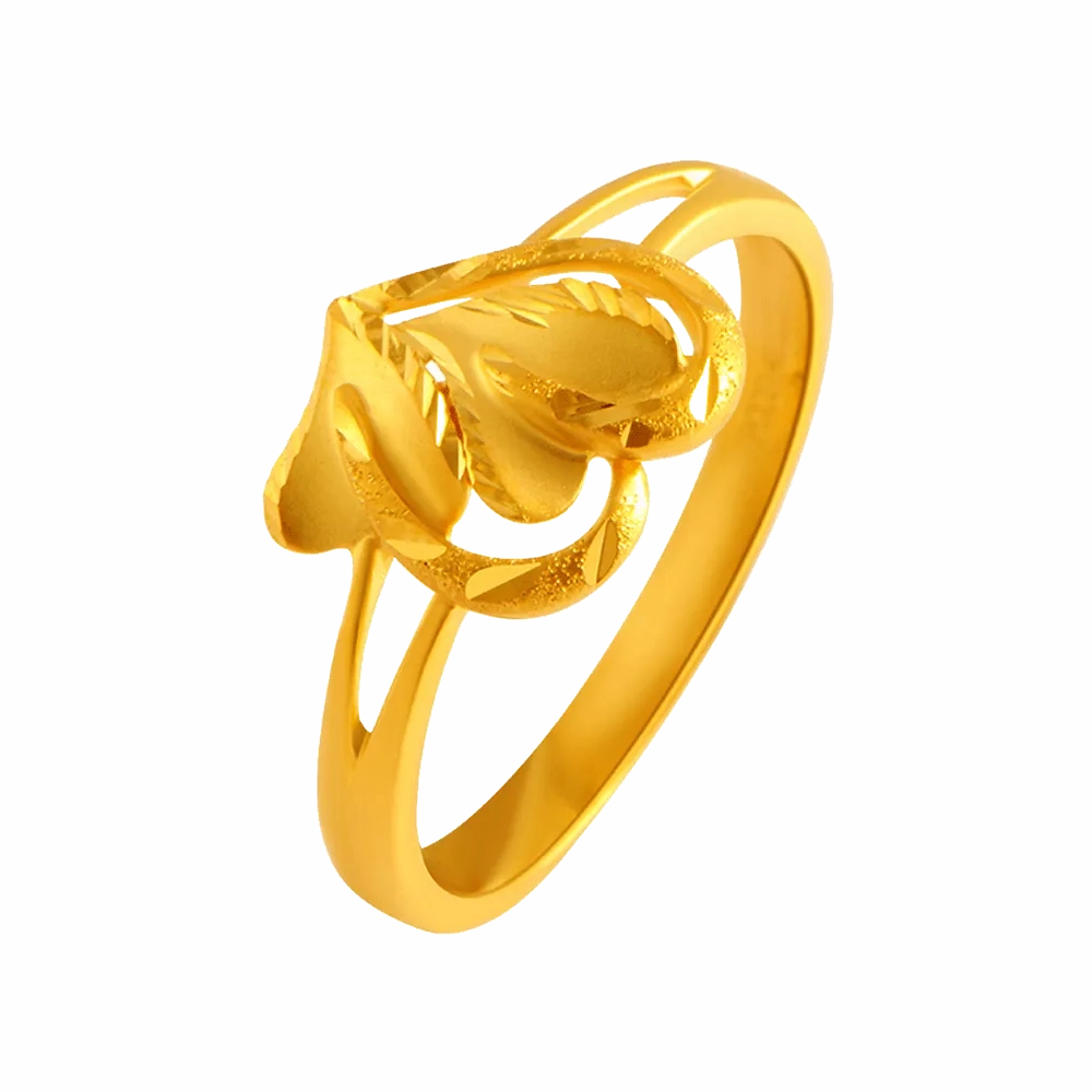 22KT Yellow Gold Ring For Women