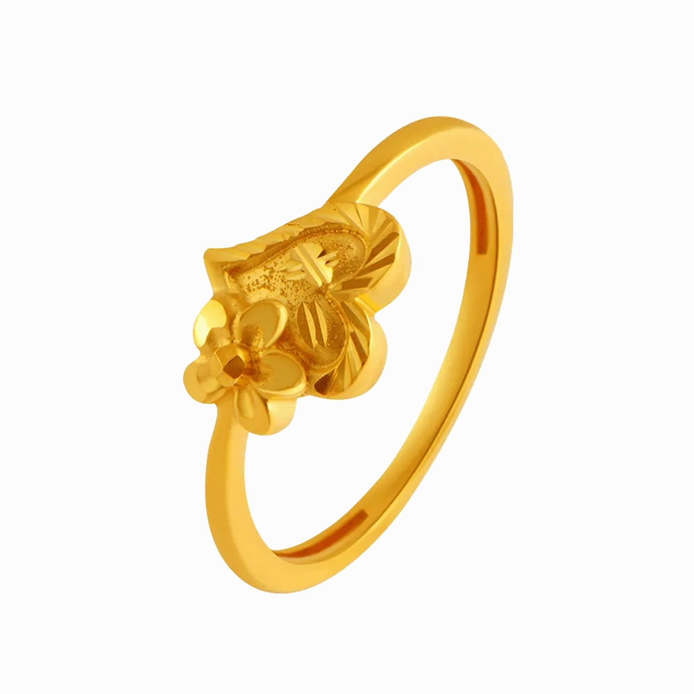 22KT Yellow Gold Ring For Women