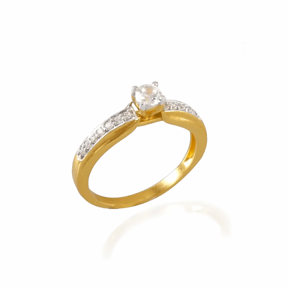 22KT Yellow Gold Ring For Women