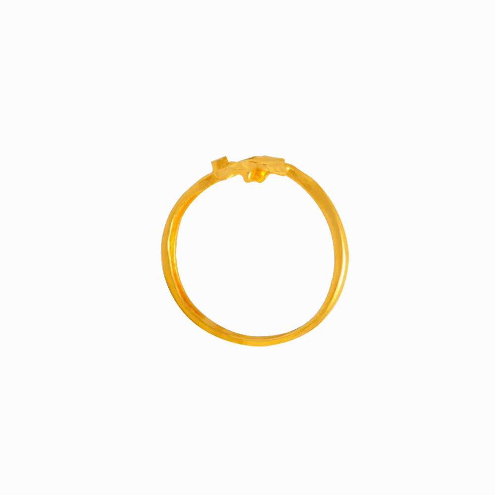 22KT Yellow Gold Ring For Women