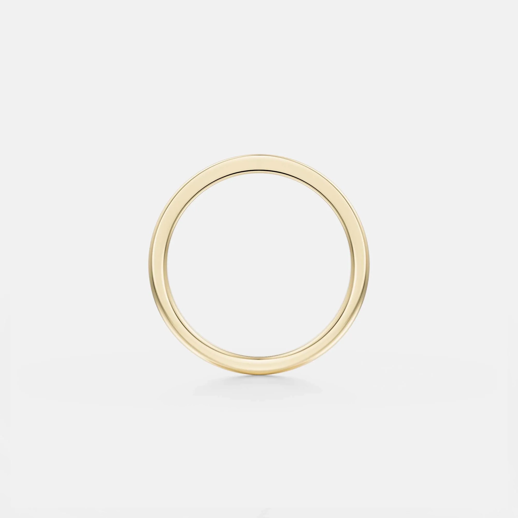 2mm Half Flat and Domed Band
