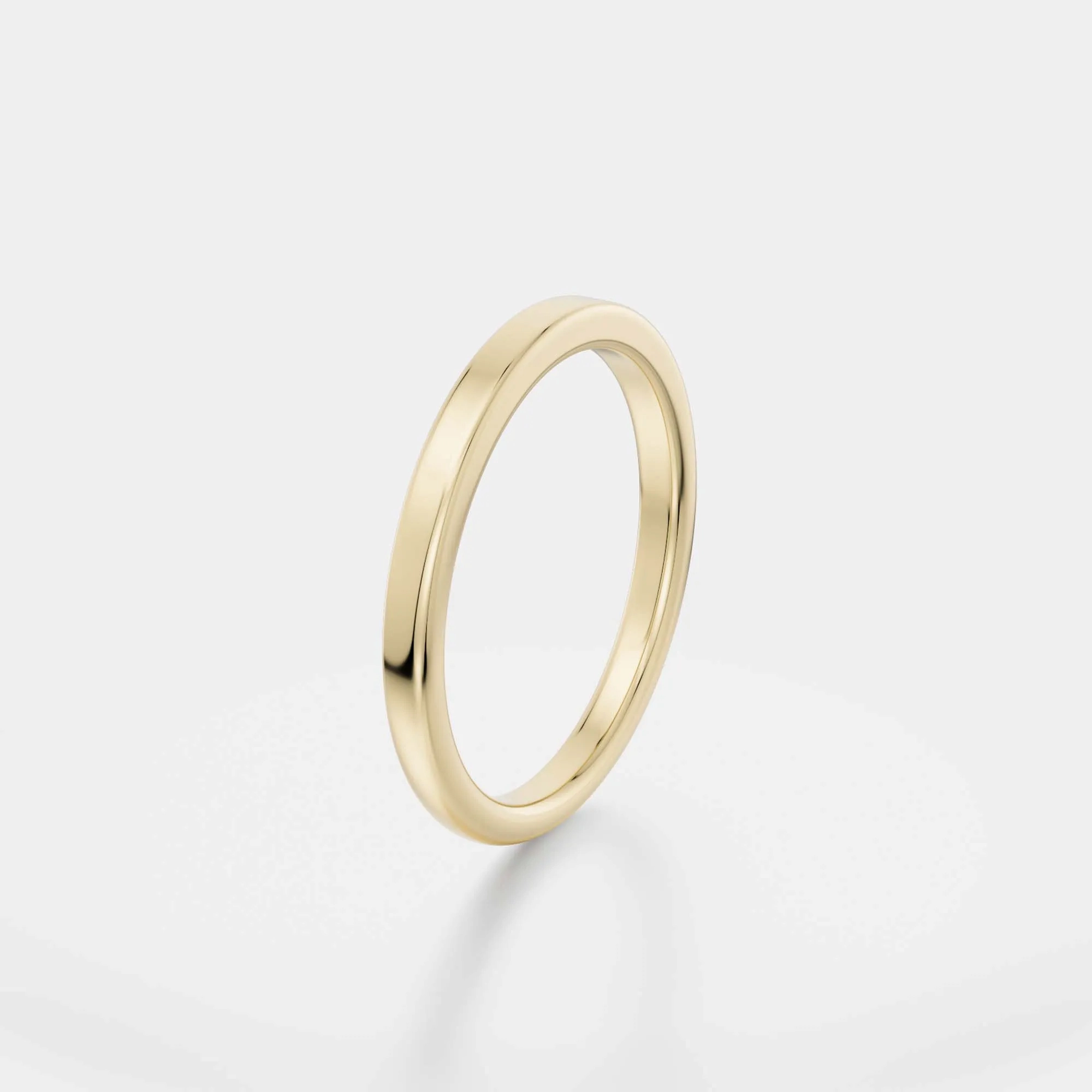 2mm Half Flat and Domed Band