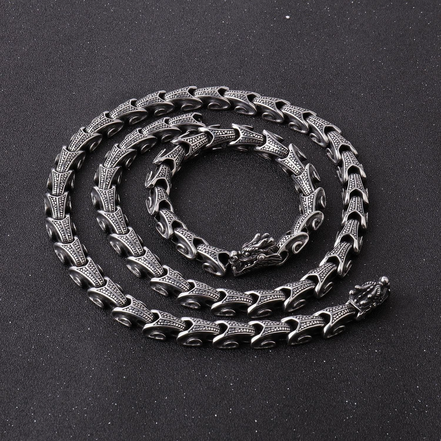 316L Stainless Steel Personalized Keel Men's Necklace