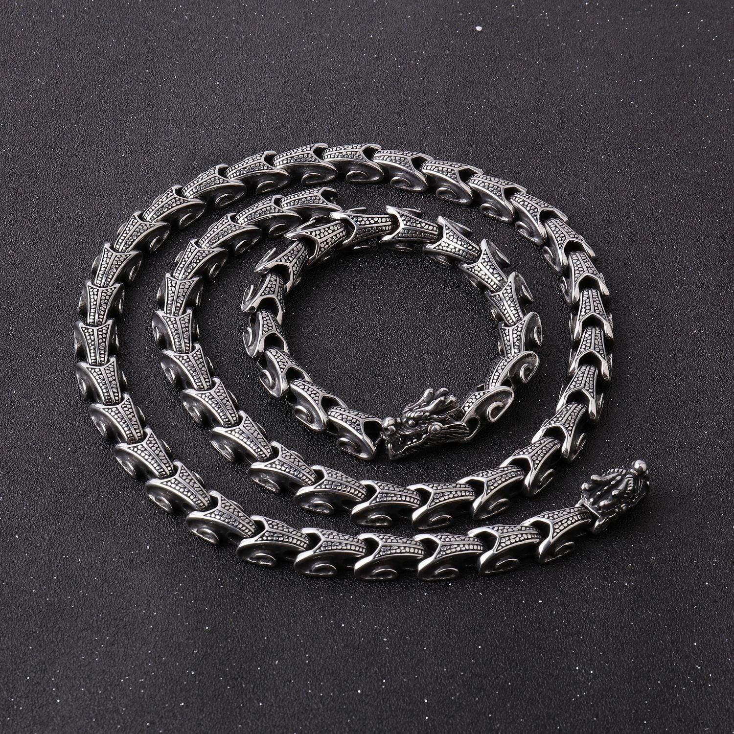 316L Stainless Steel Personalized Keel Men's Necklace
