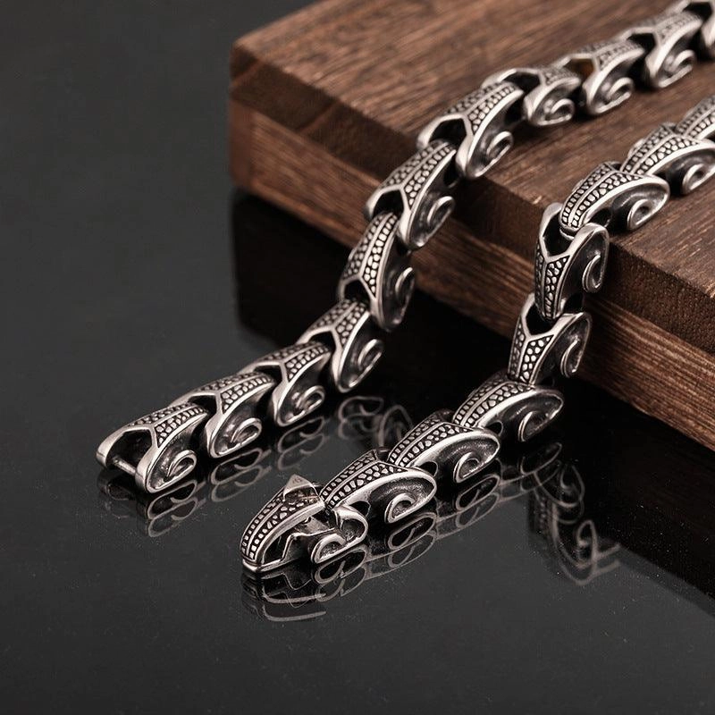 316L Stainless Steel Personalized Keel Men's Necklace