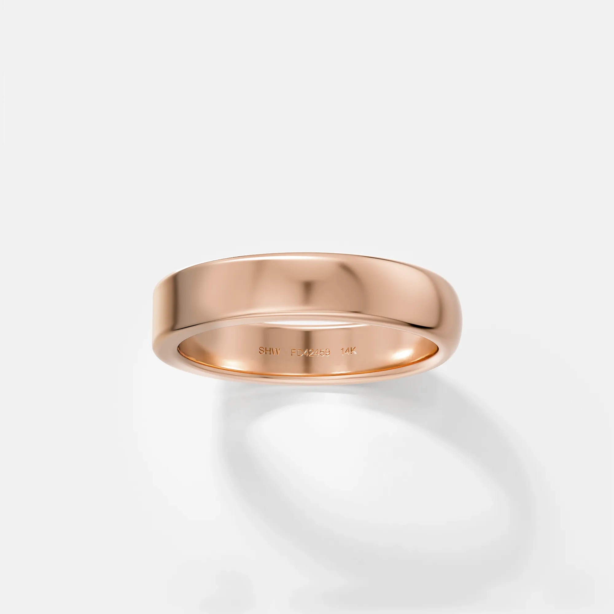 4mm Half Flat and Domed Band