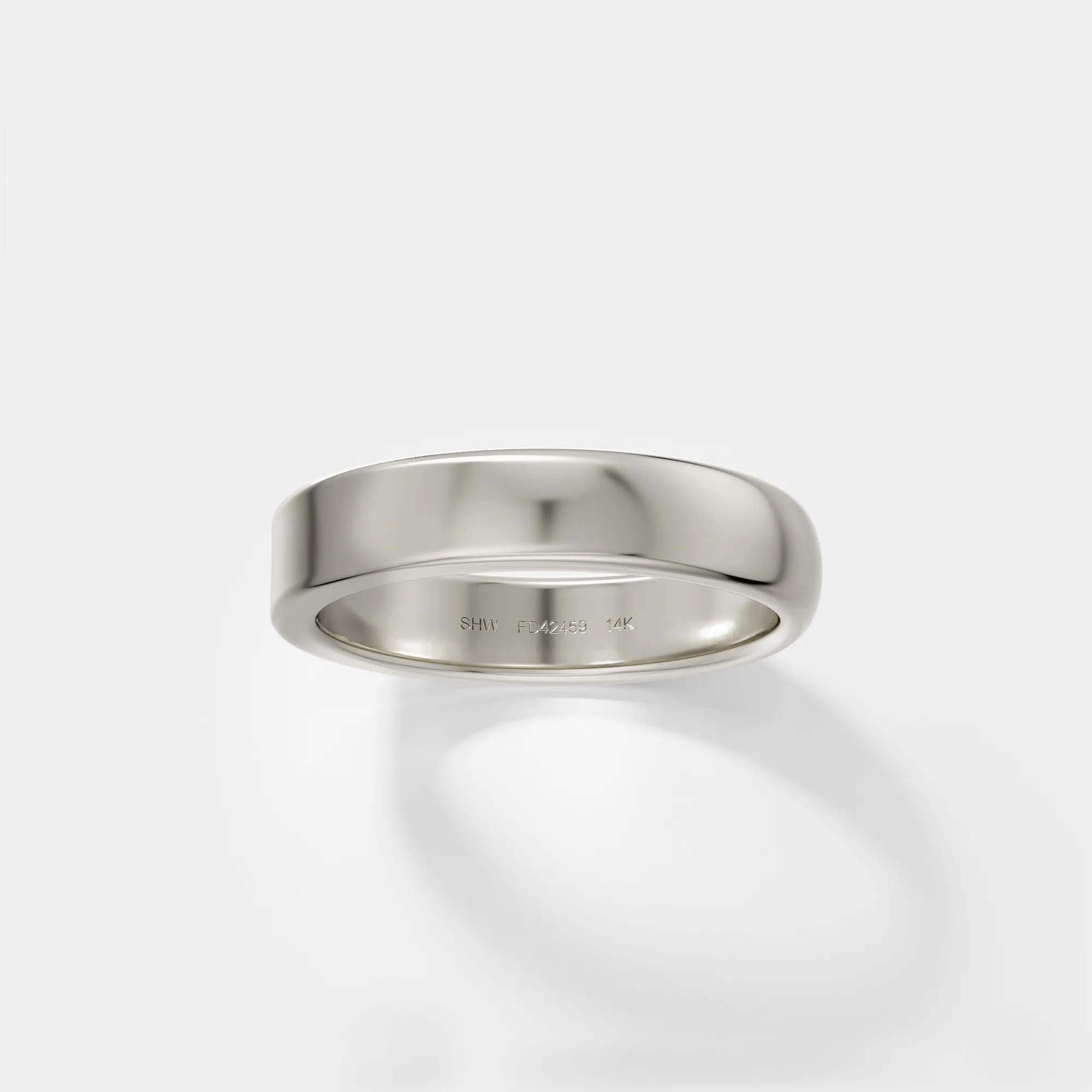 4mm Half Flat and Domed Band