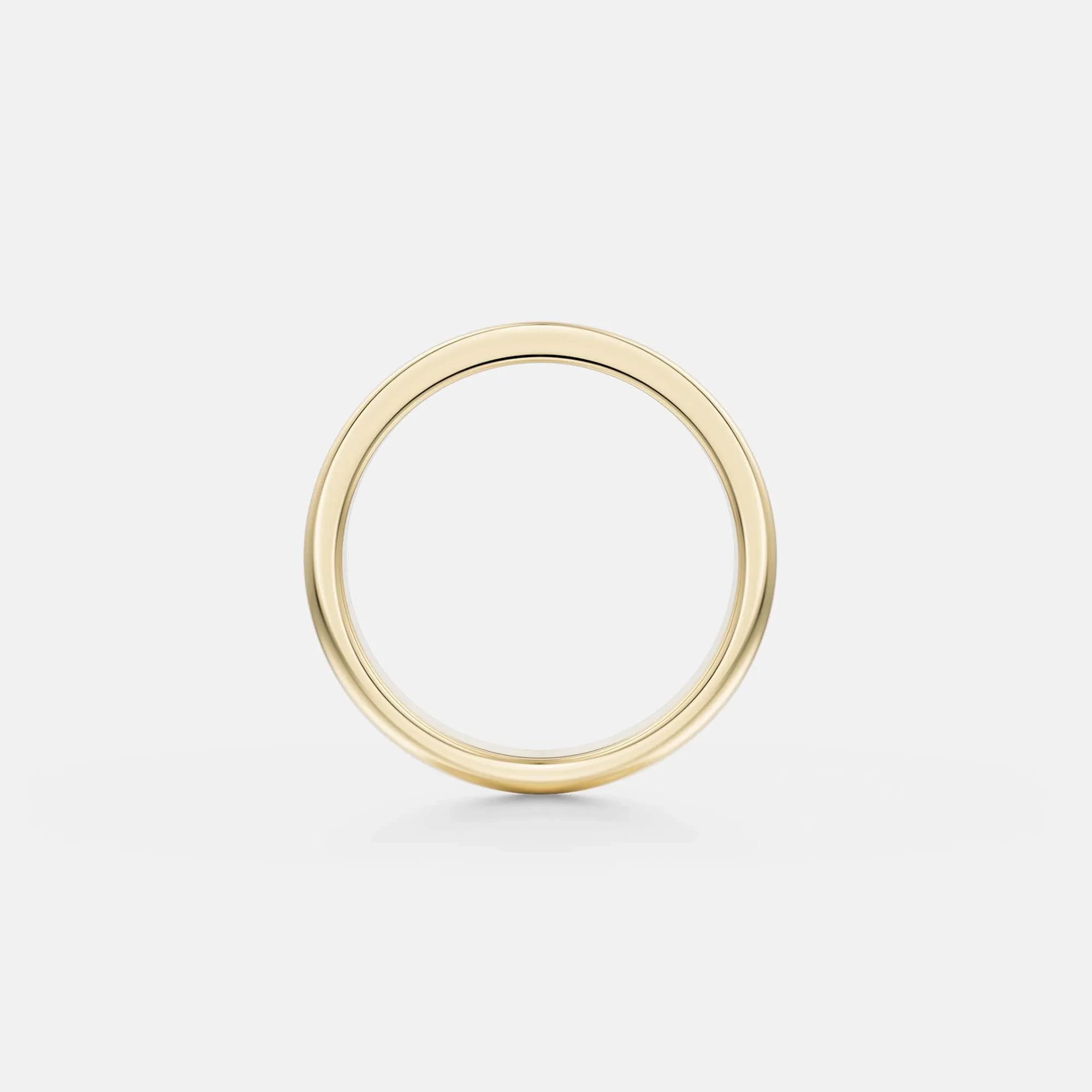 4mm Half Flat and Domed Band