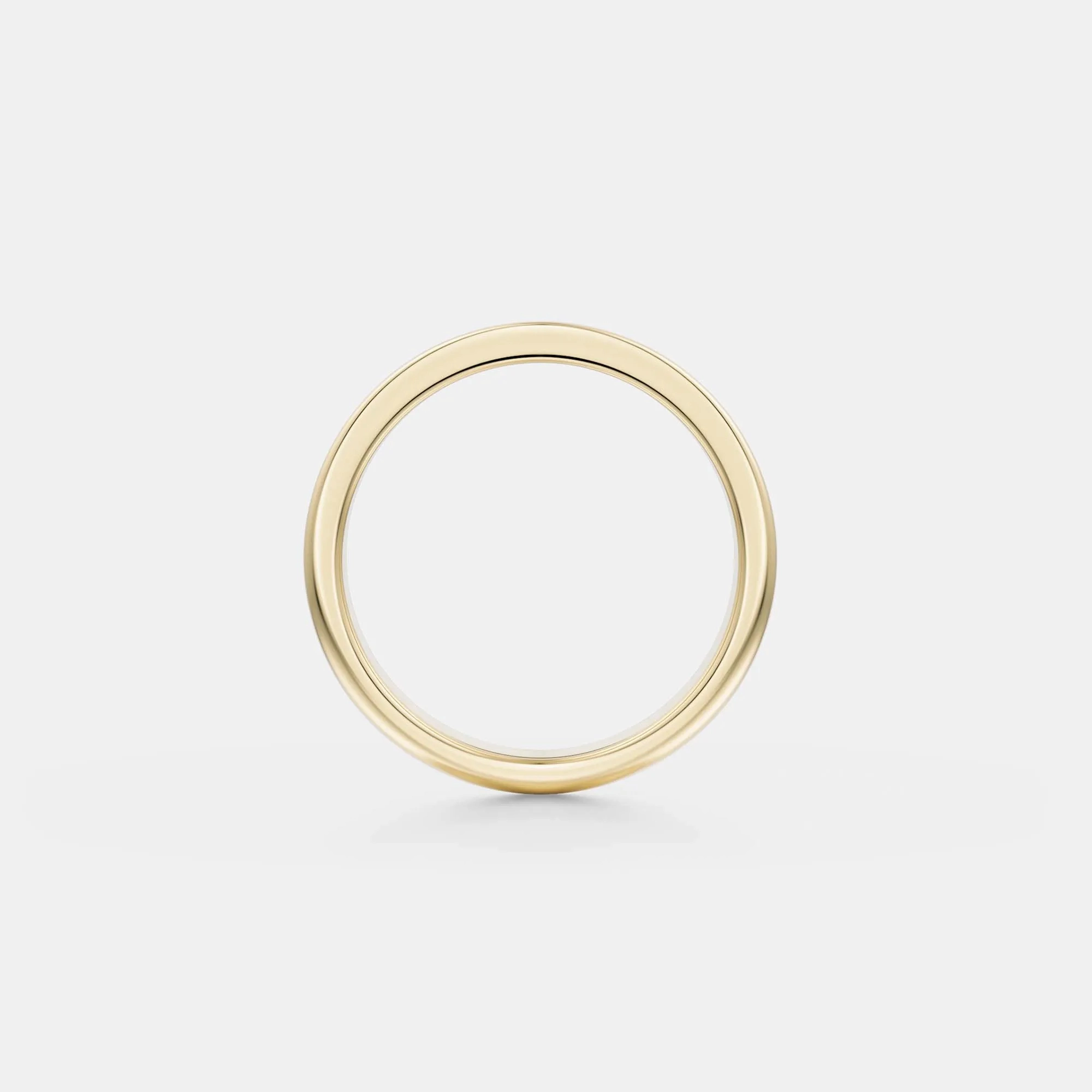 4mm Half Flat and Domed Band