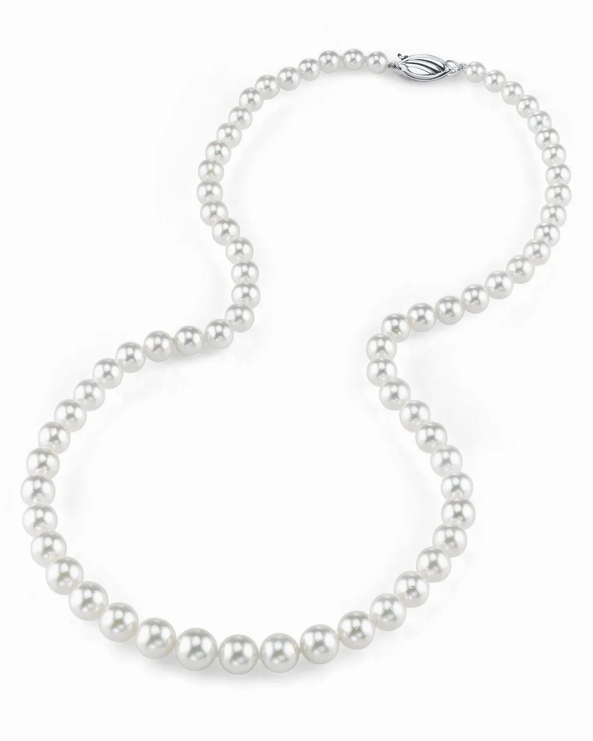 5.5-6.0mm Hanadama Akoya White Pearl Necklace