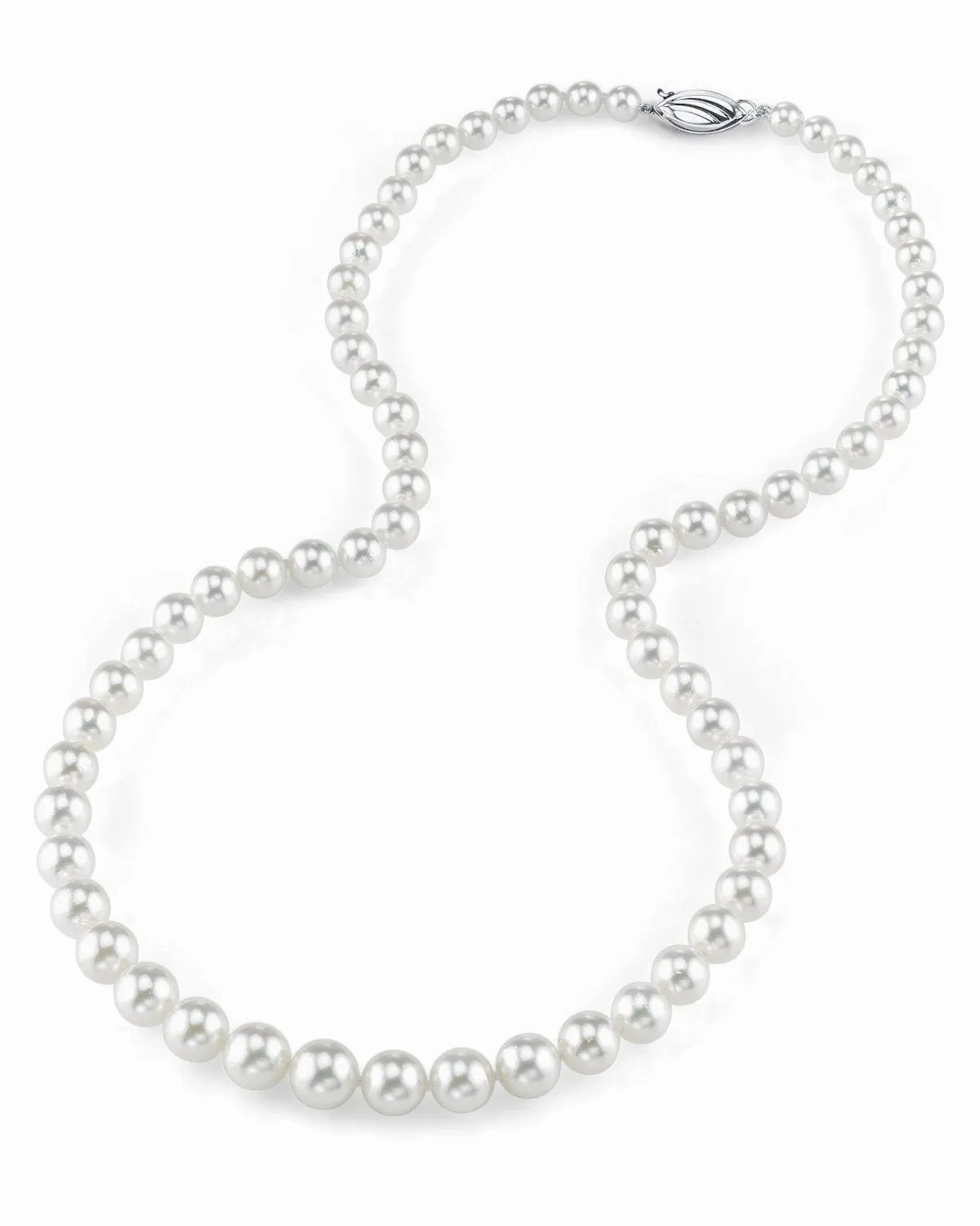 5.5-6.0mm Hanadama Akoya White Pearl Necklace