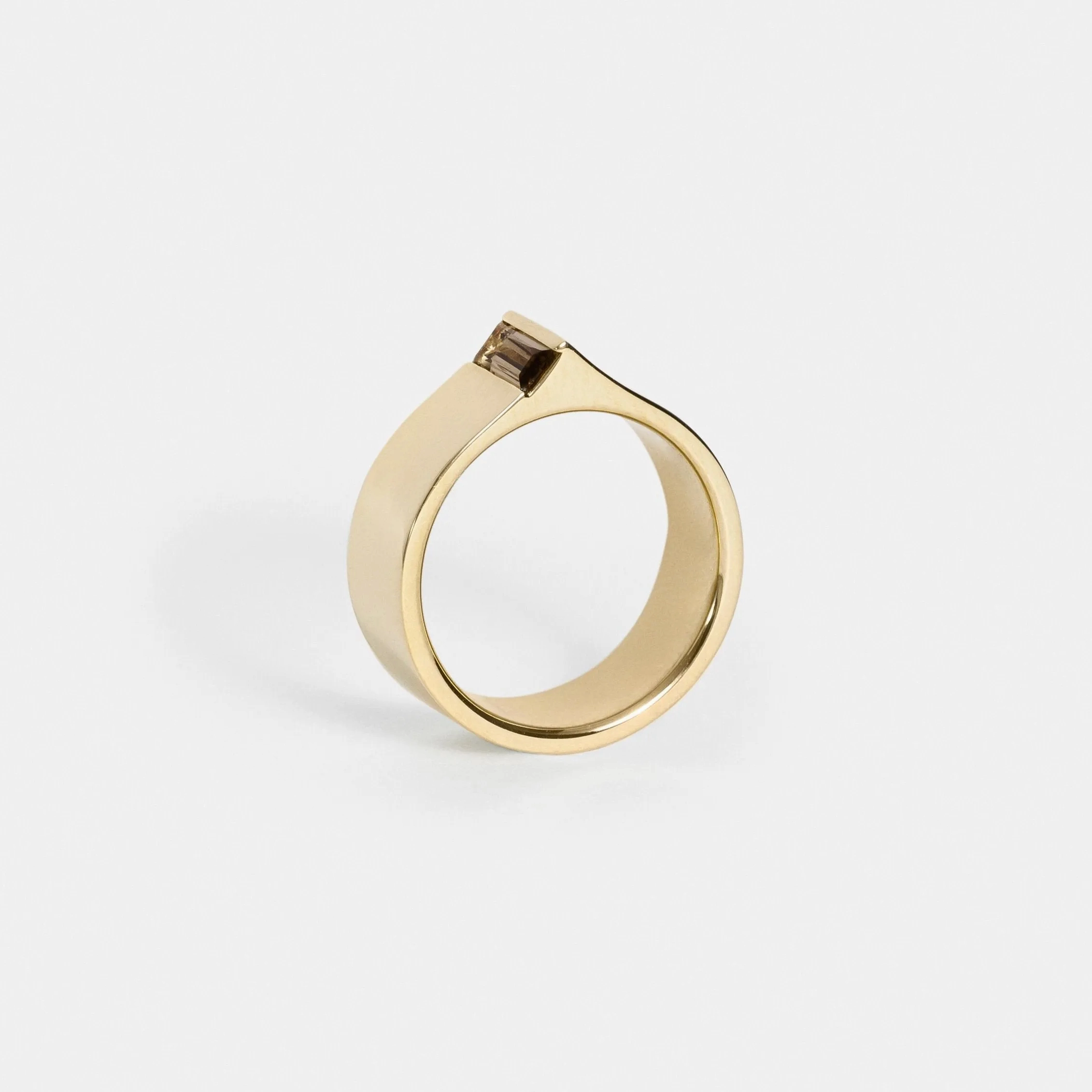 7mm Braga Ring with Quartz
