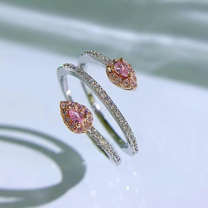 925 Aura Bright Snakelike Winding Ring