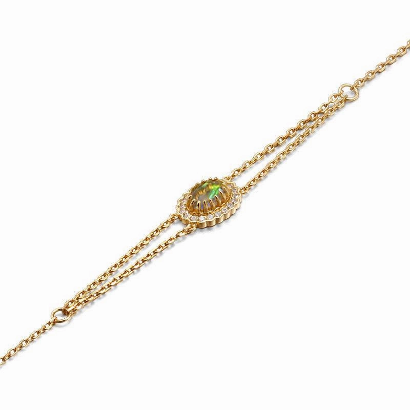 925 Silver Simple Versatile Oubo Double Layer Bracelet Girl